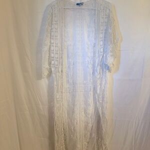 Rebellion Cream Lace Cover-Up